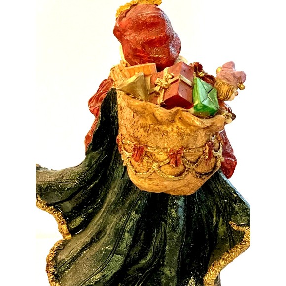 Father Christmas - Santa Claus Music Box Ceramic Figurine Holidays - Tested - Picture 4 of 5